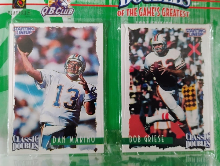 1997 Kenner Starting Lineup Classic Doubles Dan Marino/Bob Griese Sealed