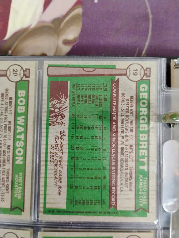 1976 Topps Baseball Complete Set EX-Mint