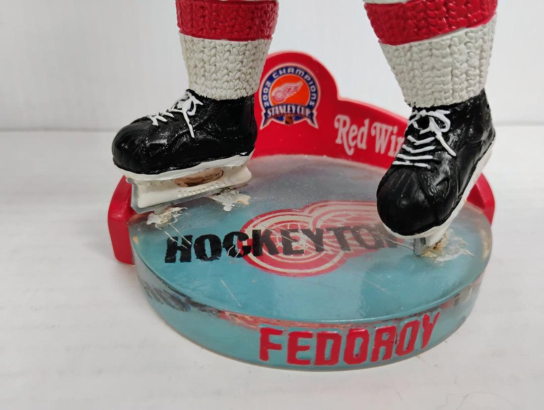 2002 Forever Collectibles "Men Of Ice" Sergei Fedorov Detroit Rew Wings Stanley Cup Champions