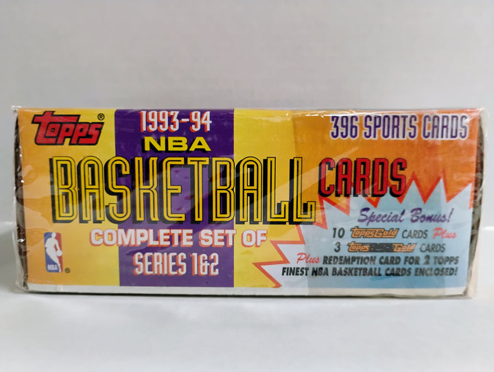 1993-94 Topps Series 1 & 2 Basketball Complete Factory Sealed Set