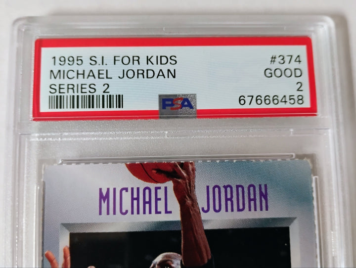 1995 S.I. For Kids Series 2 Michael Jordan #374 PSA 2 Good