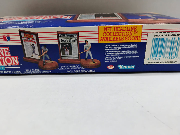 1991 Kenner Starting Lineup Headline Collection Sports Stars Nolan Ryan Open Box