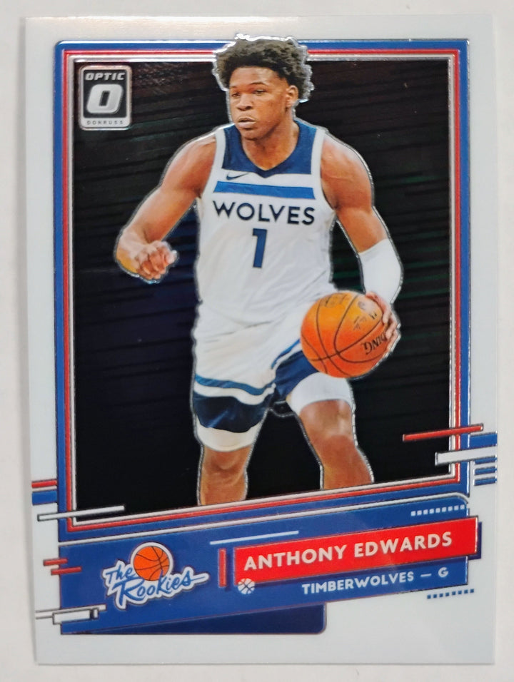 2020-21 Panini Donruss Optic Basketball Anthony Edwards #5 The Rookies
