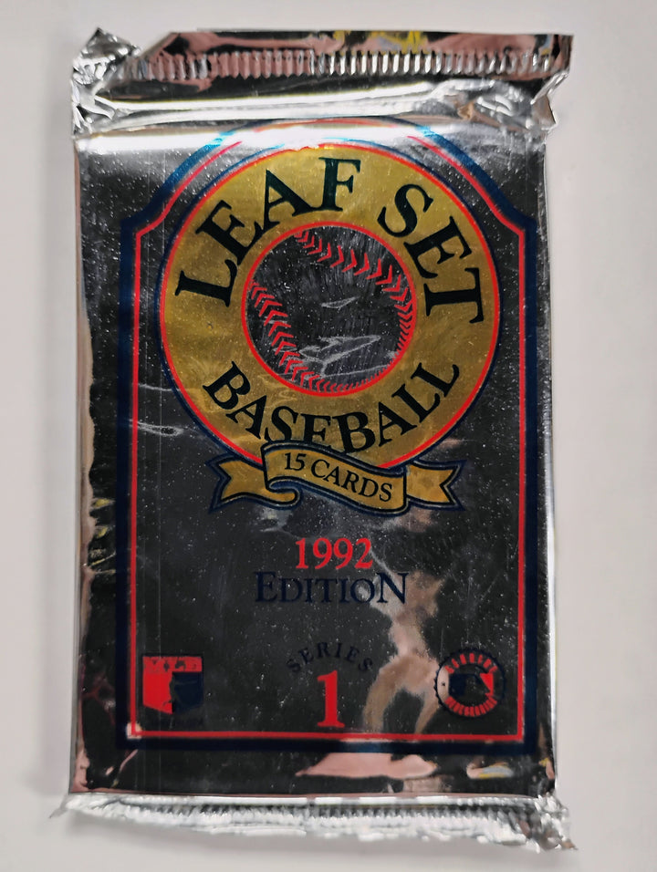 1992 MLB Leaf Series 1 Sealed Pack