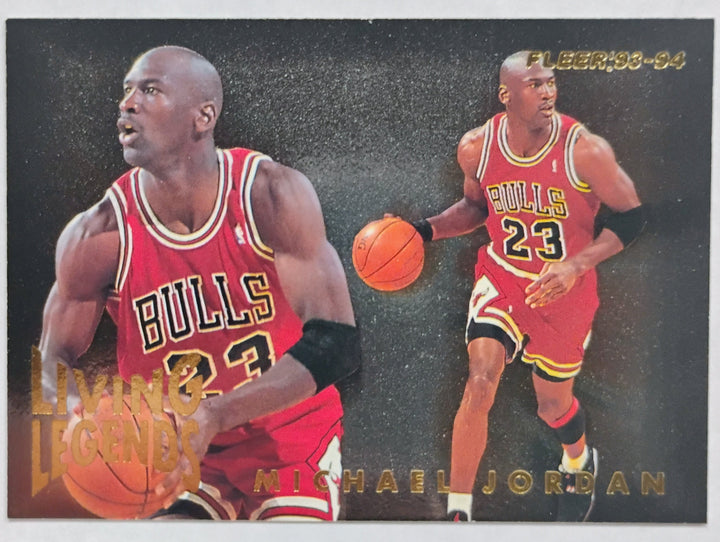 1993-94 Fleer Basketball Michael Jordan #4 Living Legends