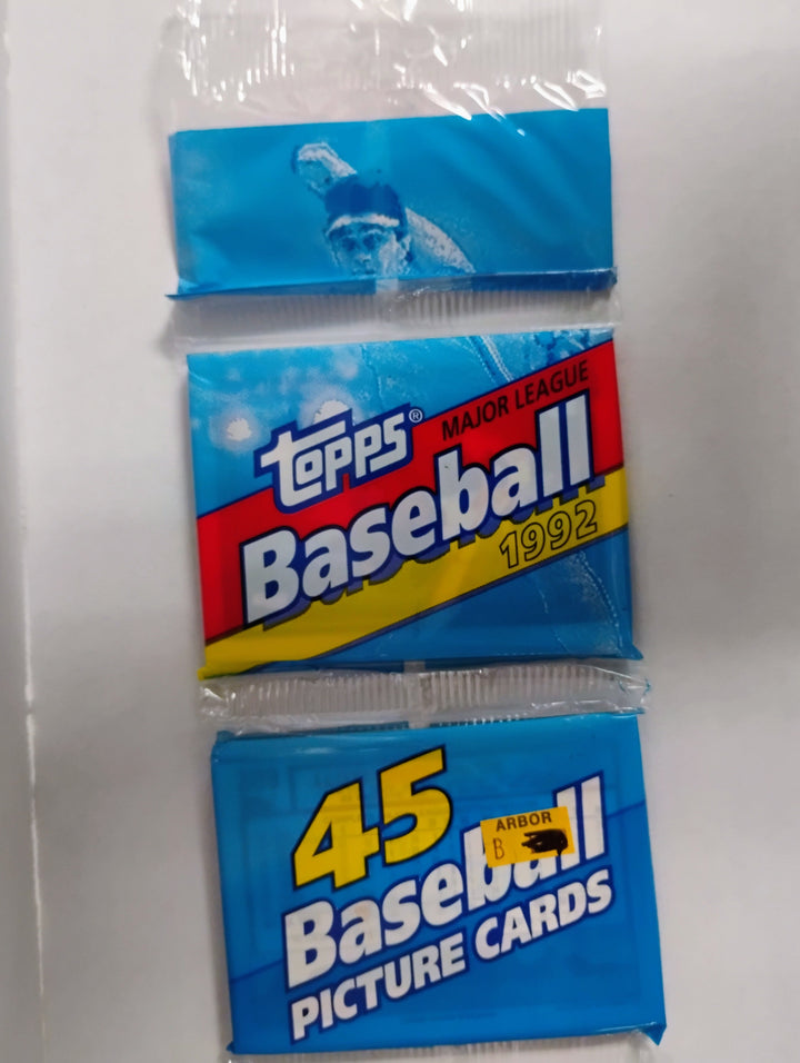 1992 Topps Baseball Rack Pack