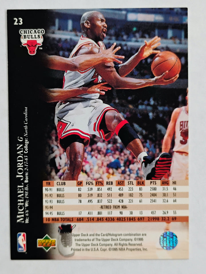1994-95 Upper Deck Basketball Michael Jordan #23
