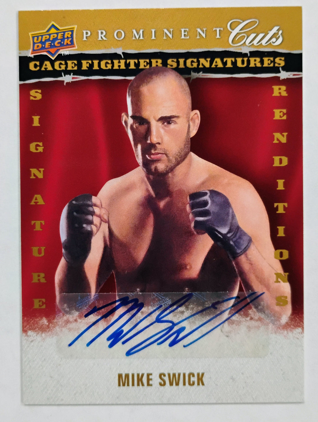 2009 Upper Deck Prominent Cuts Mike Swick #CFSR-MS AUTO