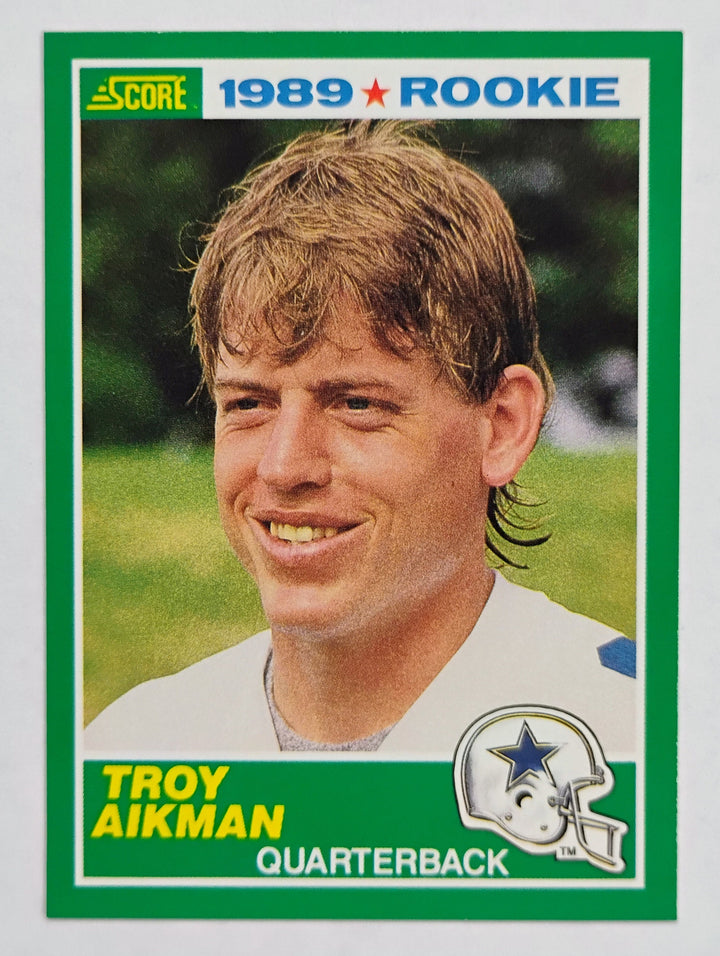 1989 Score Football Troy Aikman Rookie Card #270