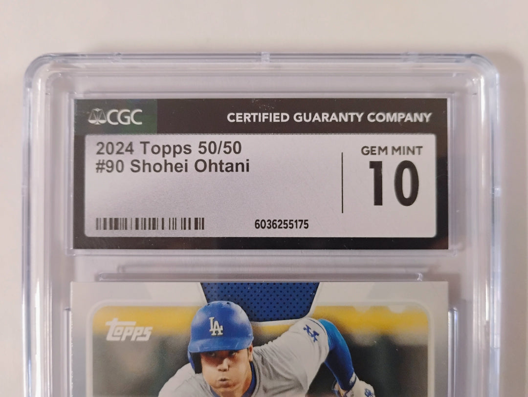 2024 Topps 50/50 Baseball Shohei Ohtani #90 CGC GEM MINT 10