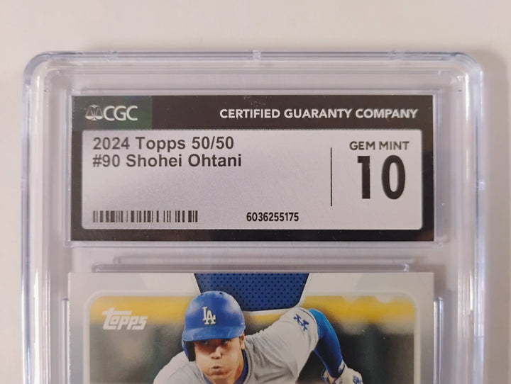 2024 Topps 50/50 Baseball Shohei Ohtani #90 CGC GEM MINT 10