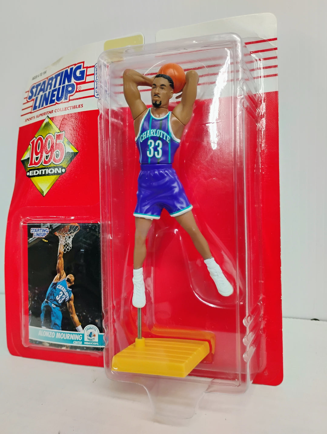 1995 Kenner Starting Lineup Alonzo Mourning "Dunking"
