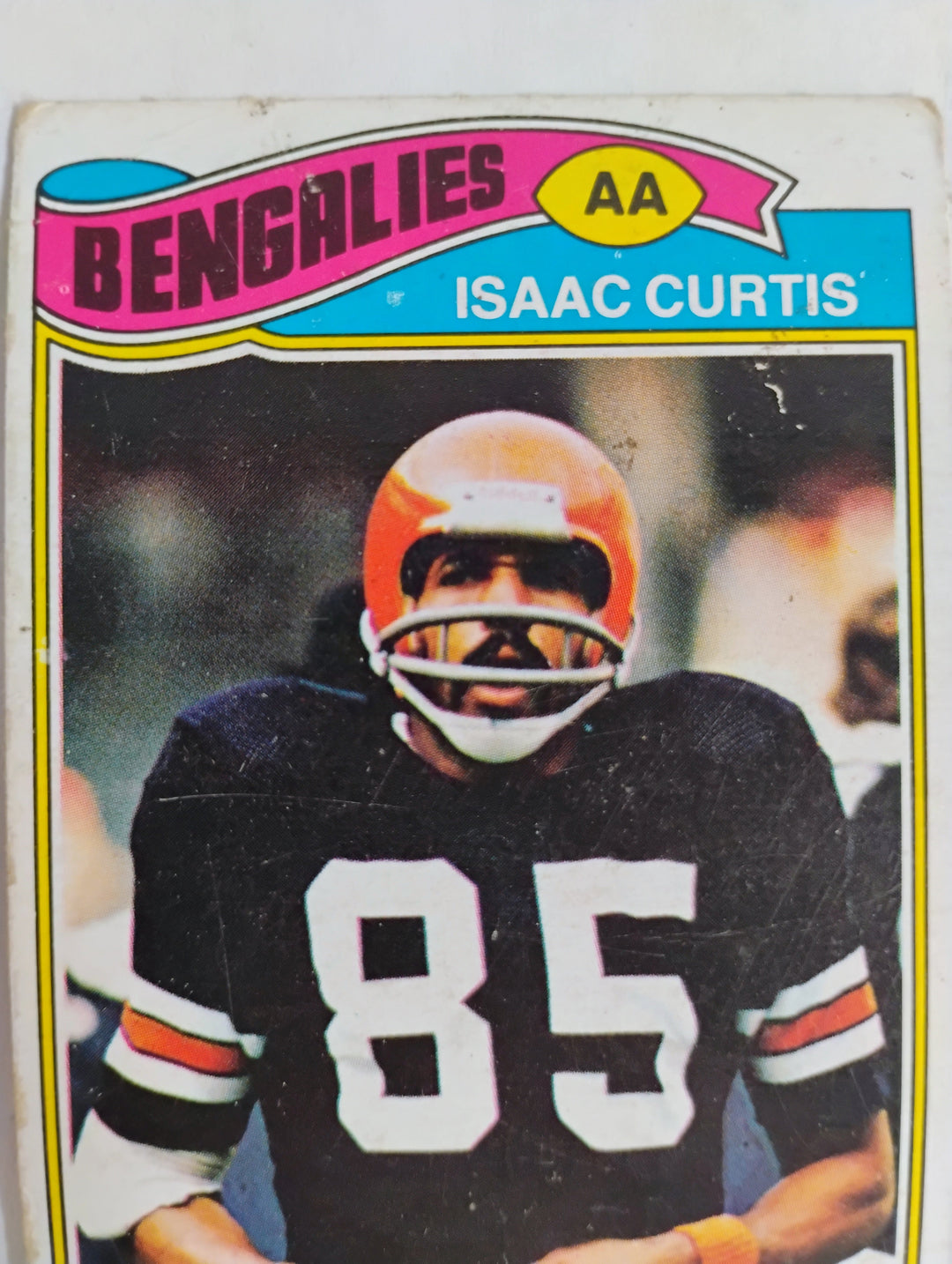 1977 Topps Mexican Football Isaac Curtis #10