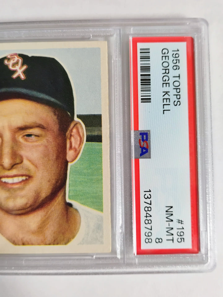 1956 Topps George Kell #195 PSA 8 NM-MT