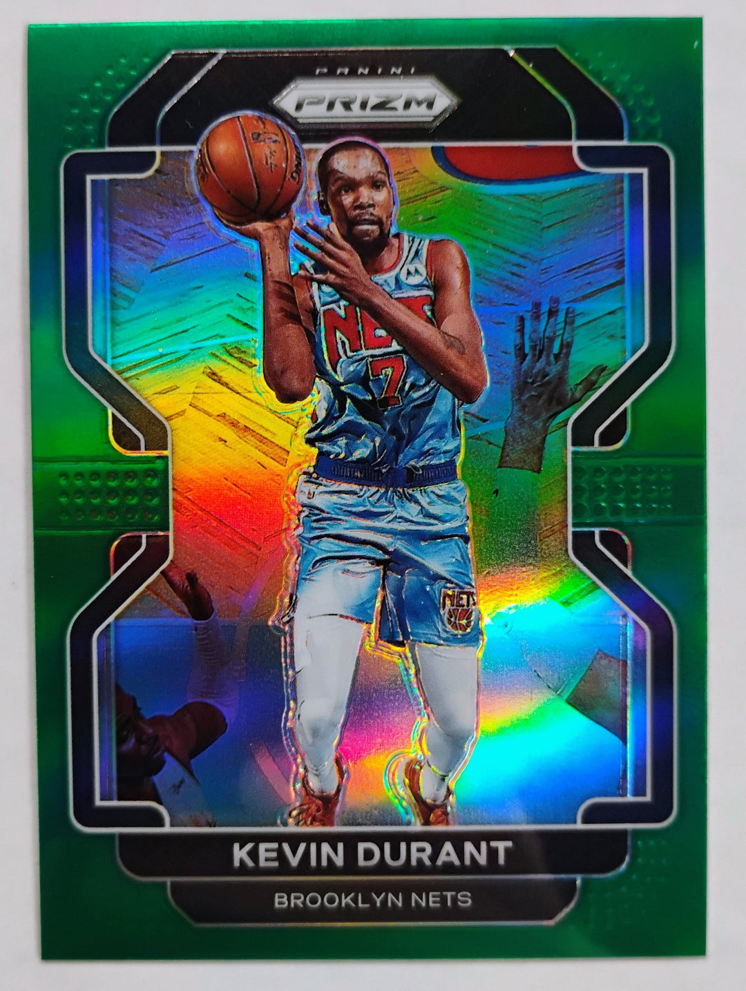 2021-22 Panini Prizm Basketball Kevin Durant #120 Green Prizm