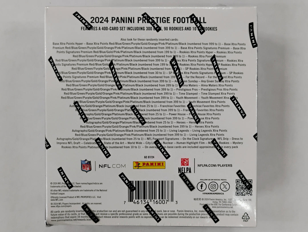 2024 Panini Prestige Football Mega Box