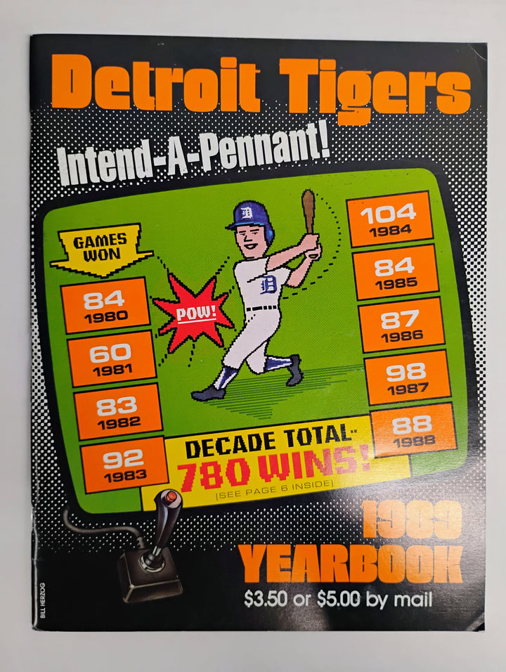 1989 Detroit Tigers Official Yearbook