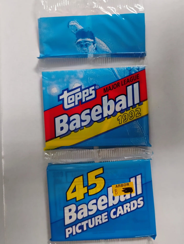 1992 Topps Baseball Rack Pack
