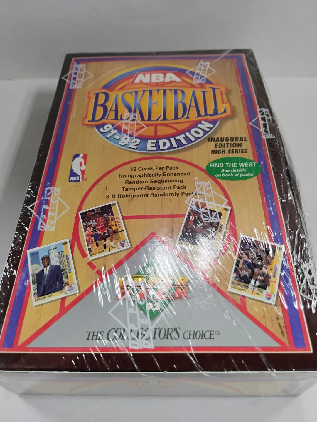 1991-92 Upper Deck  Basketball High Series Sealed Box Find The West