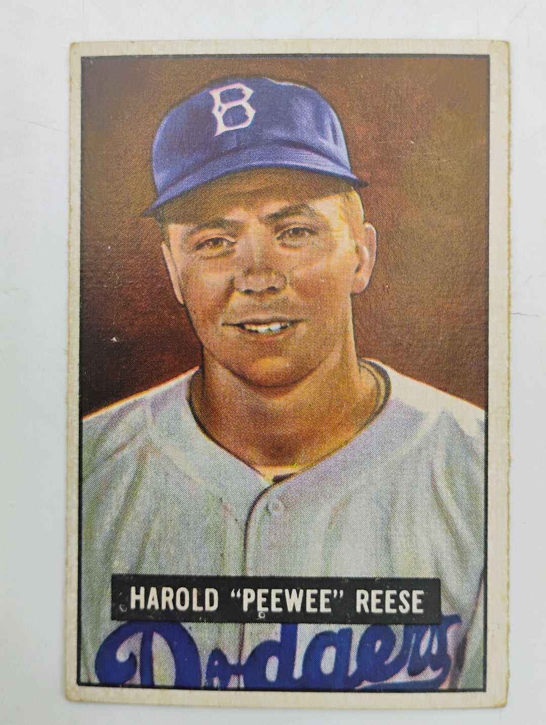 1951 Bowman Harold "Peewee" Reese #80  Partial Set Break