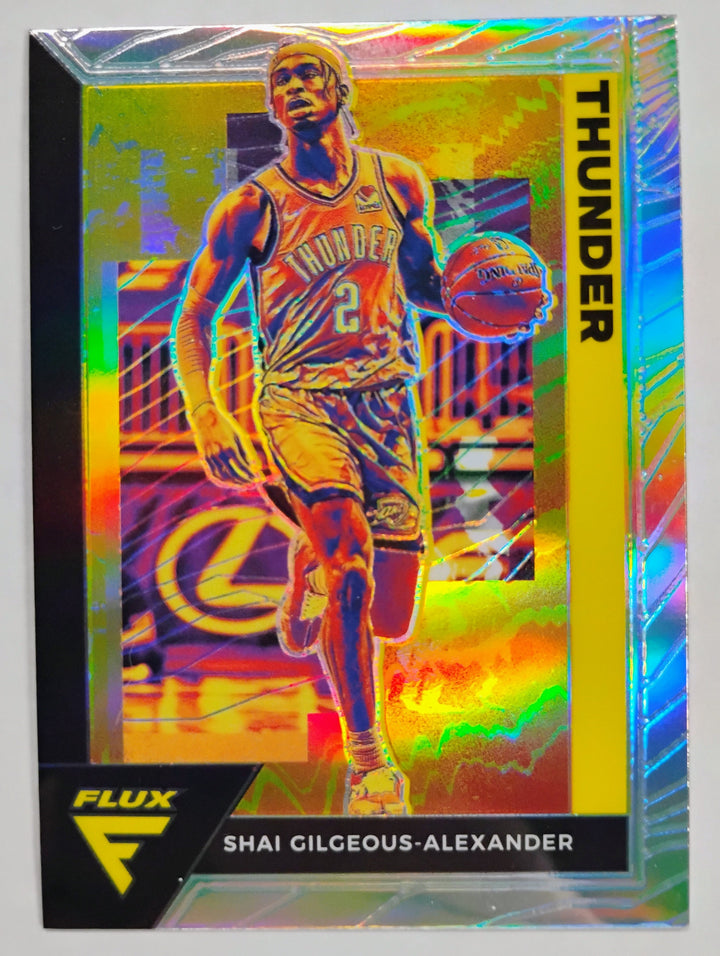 2021-22 Panini Flux Basketball Shai Gilgeous-Alexander #121 Silver Prizm