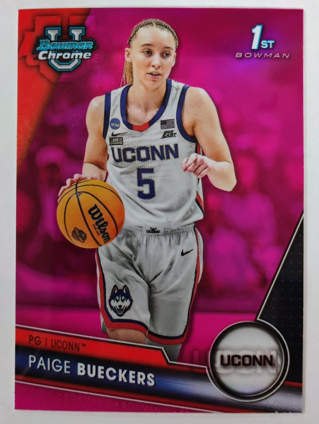 2024 Bowman Chrome U Basketball  Paige Bueckers #90 Pink Refractor