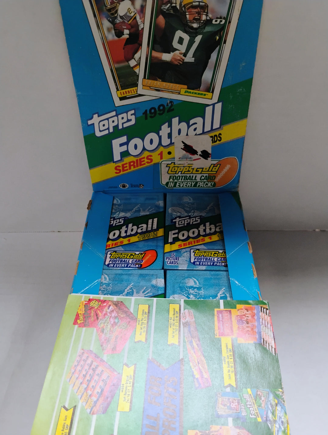 1992 Topps Football Series 1 Wax Box