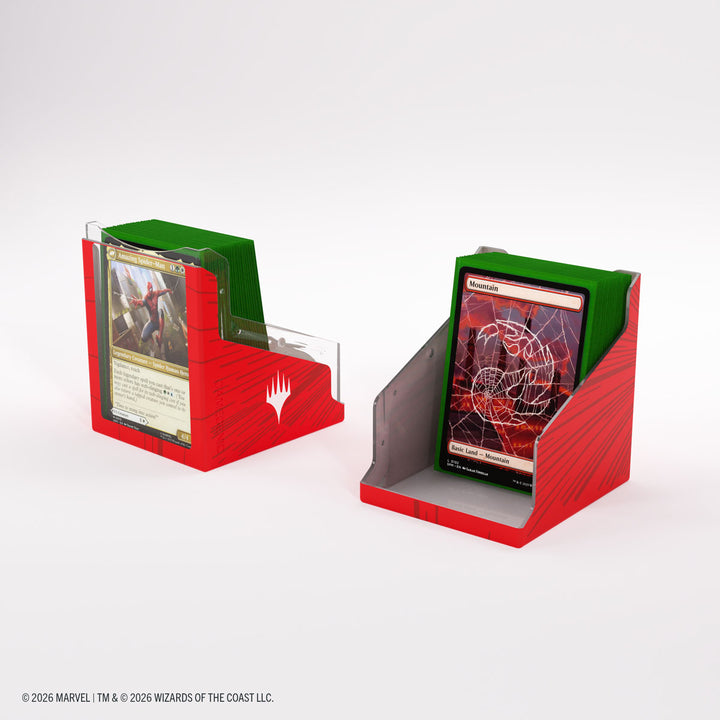 Magic: The Gathering: Marvel Super Heroes: Bastion 100+ XL Deck Box - Comic Burst Red