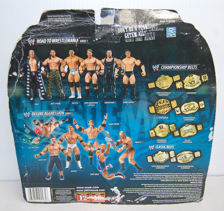 WWE Road to Wrestlemania 22 Series 1 - Edge & Matt Hardy 2-Pack 7" Figures 2005