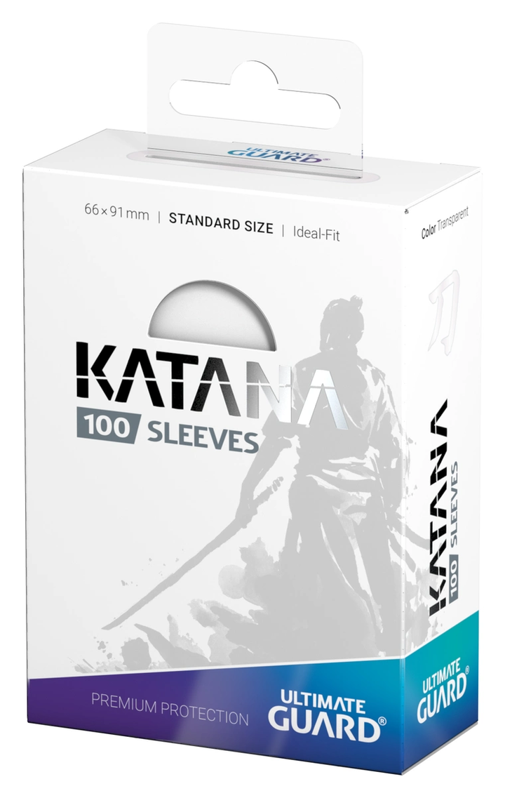 Ultimate Guard Katana Standard Card Sleeves - Transparent (100 Ct)