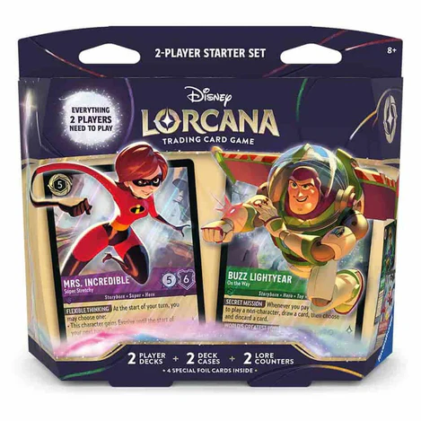 Disney Lorcana TCG: Wilds Unknown - Two-Player Deck (Elastigirl / Buzz Lightyear)