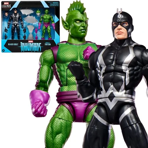 Inhumans Marvel Legends Black Bolt & Marvel's Triton 6-Inch Action Figures 2-Pack
