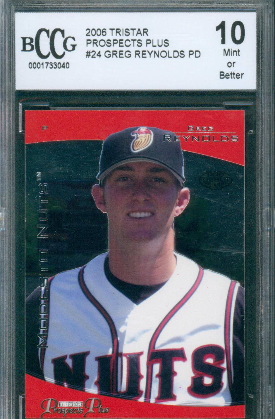 2006 Tristar Baseball Prospects Plus Greg Reynolds #24 BCCG 10