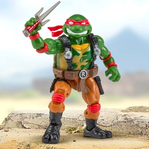 Teenage Mutant Ninja Turtles x G.I. Joe Raphael x Roadblock Action Figure