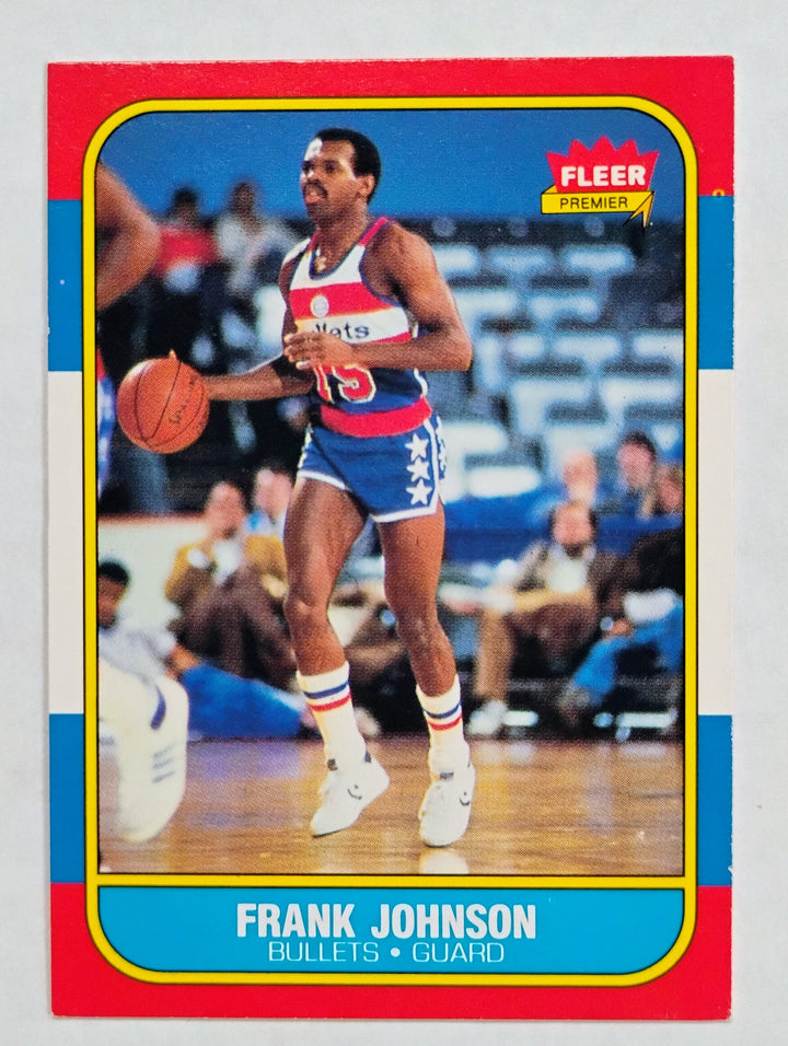 1986-87 Fleer Basketball Frank Johnson #52