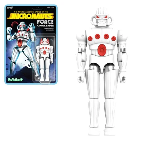 Micronauts Force Commander 3 3/4-Inch ReAction + Figure