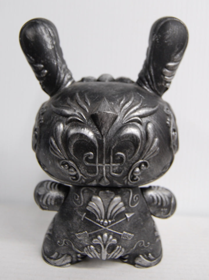 Kidrobot JRYU - ITS A FAD (Black/Silver) Dunny 8" Figure - Complete w/ Key