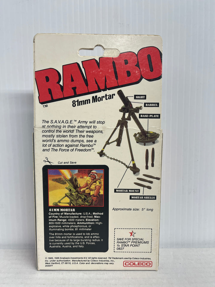 Rambo 81mm Mortar - Thunder-Tube Assault