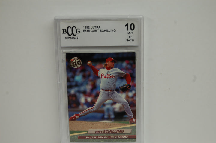 1992 Ultra Baseball Curt Schilling #548 BCCG 10
