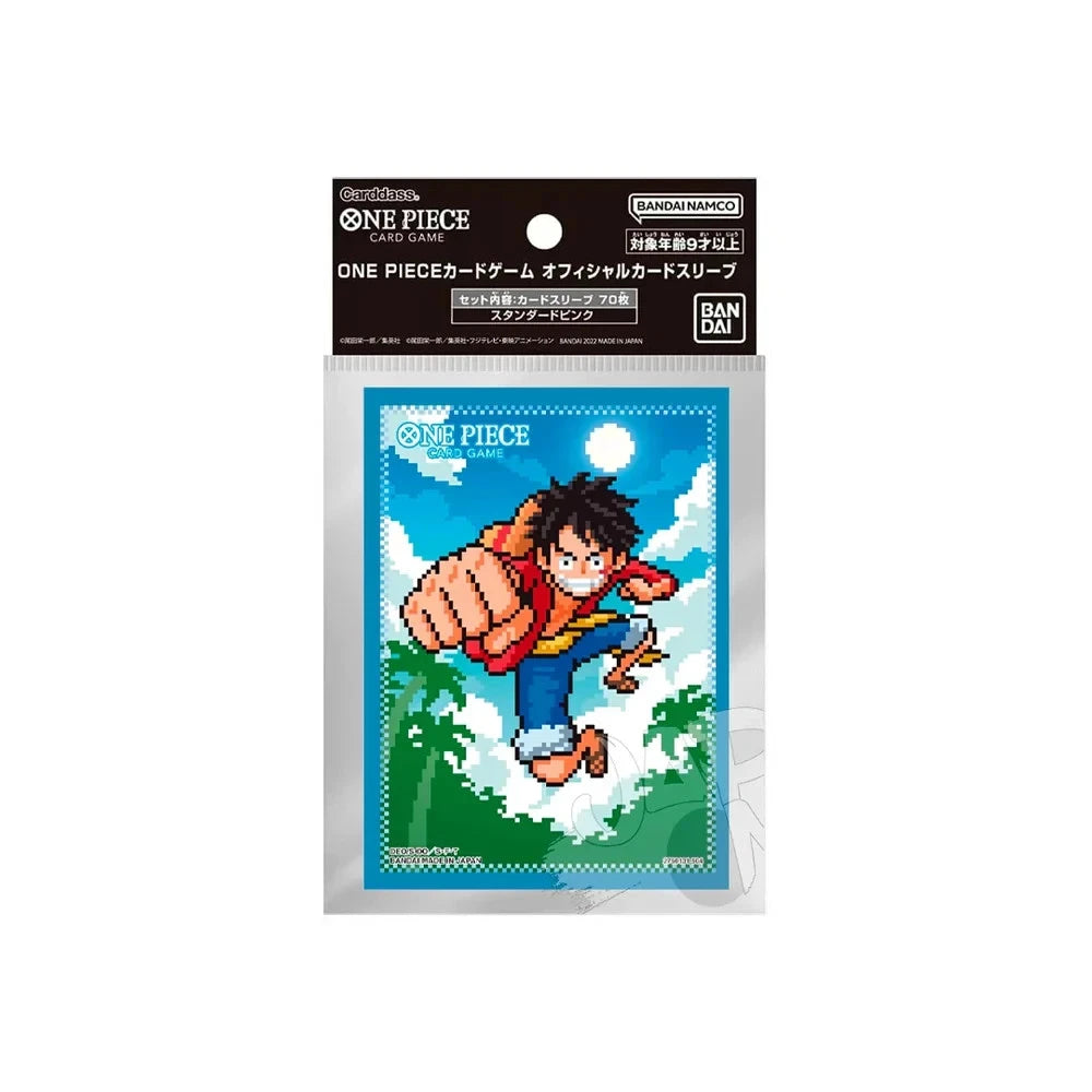 One Piece TCG: Official Card Sleeves Set 8 - Monkey.D.Luffy (Pixel Art)(70Ct)