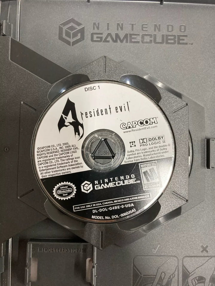 GameCube Game Bundle Resident Evil Zero (0) CIB & Resident Evil 4