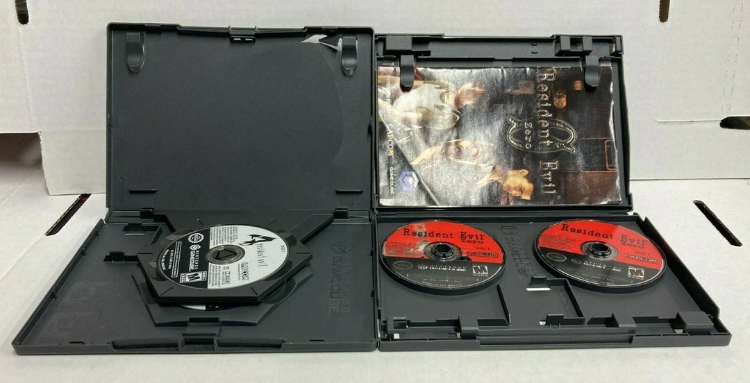 GameCube Game Bundle Resident Evil Zero (0) CIB & Resident Evil 4