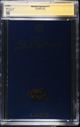 Absolute Superman #17 ComicSketchArt.com Edition CGC Signature Series 9.8 Creees Hyunsung Lee