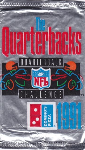 1991 Upper Deck Football The Quarterbacks Domino's Pizza Sealed Pack