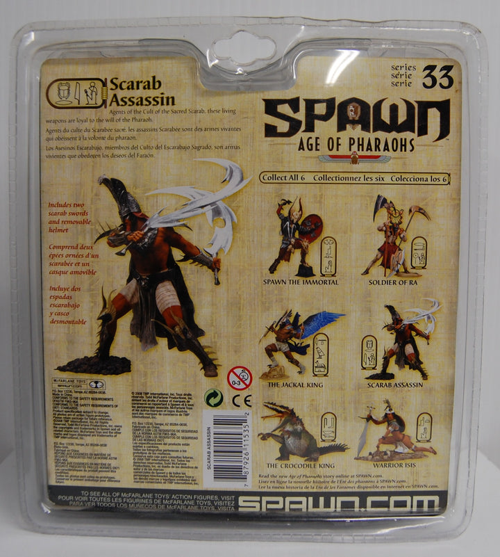 McFarlane Spawn Age of Pharaohs - Scarab Assassin Figure 2008 Series 3