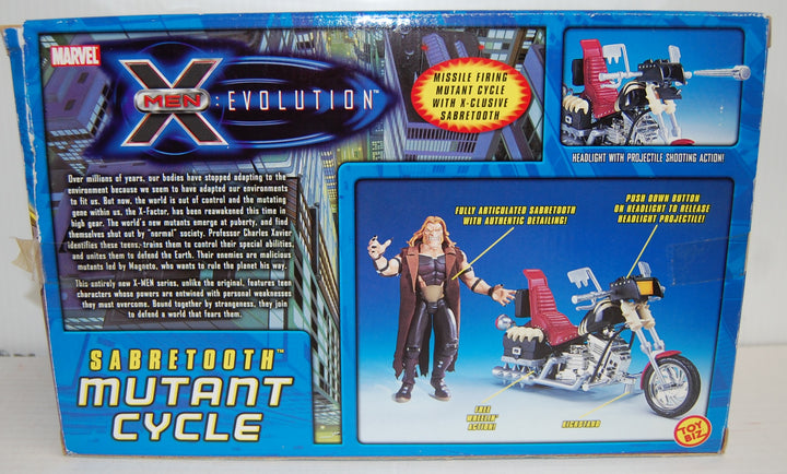 X-Men Evolution - Sabertooth Mutant Cycle 2000 (Open)