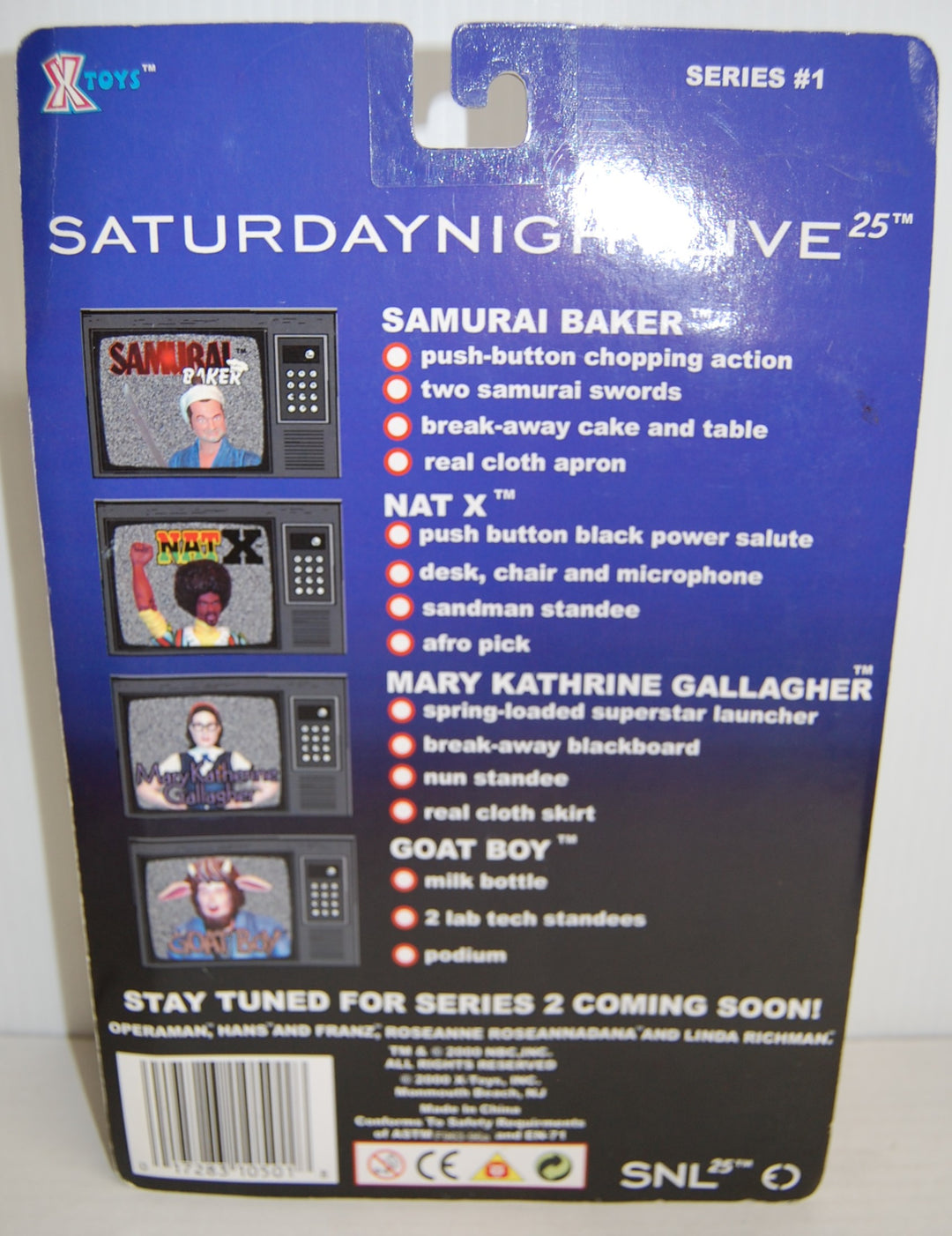 Saturday Night Live SNL Samurai Baker John Belushi 2000 X-Toys