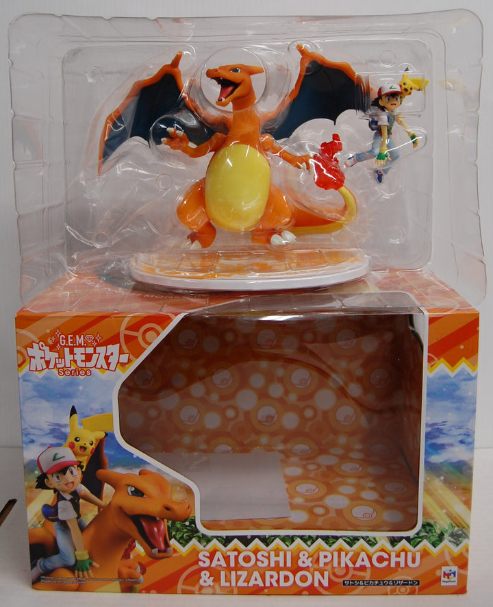 MegaHouse G.E.M. Series - Satoshi & Pikachu & Lizardon 2017