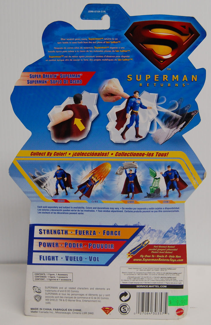 Superman Returns - Super Breath Superman Figure 2006
