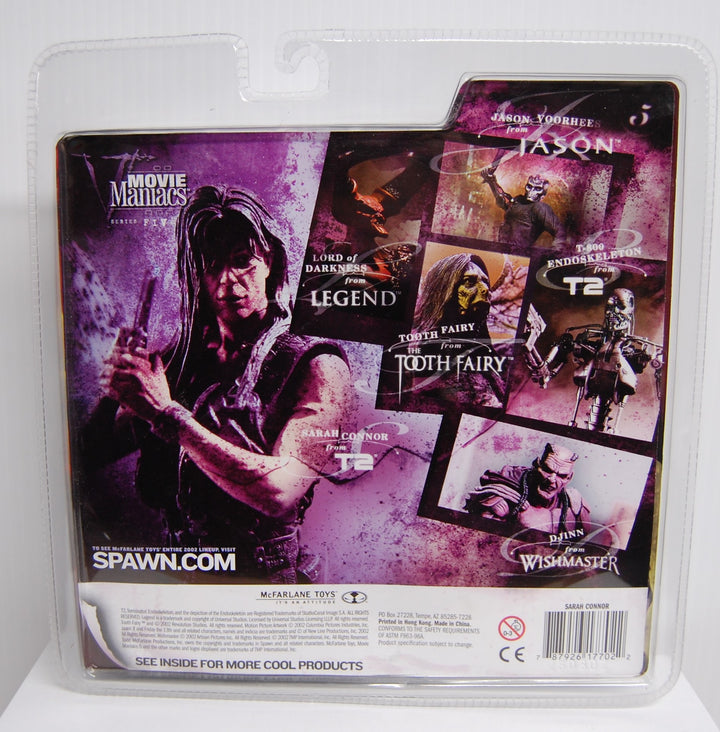McFarlane Movie Maniacs Series 5 Terminator T2 Sarah Connor Figure 2002